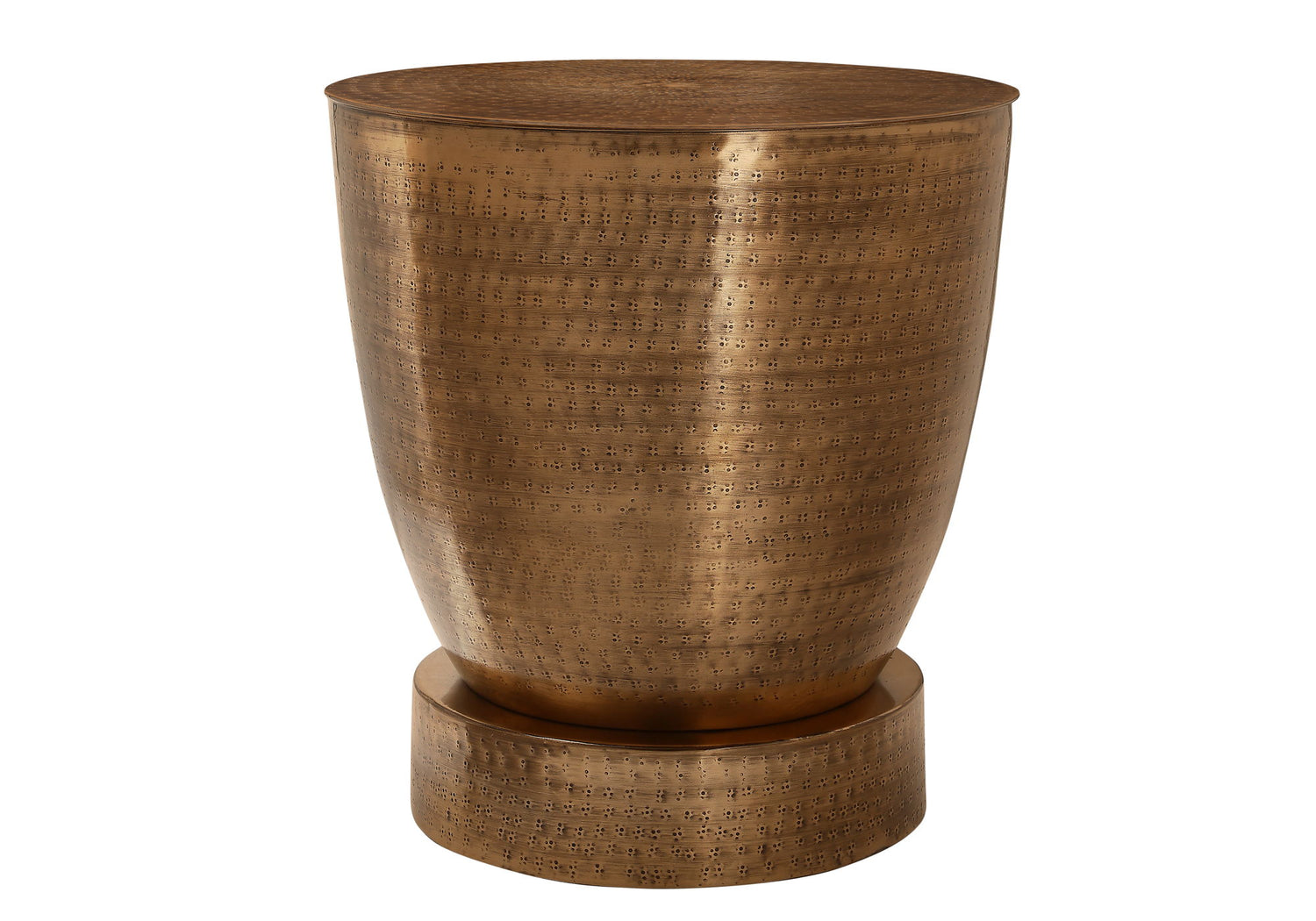 Drum Accent Side Table, Contemporary &amp; Modern Design