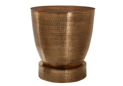 Drum Accent Side Table, Contemporary &amp; Modern Design