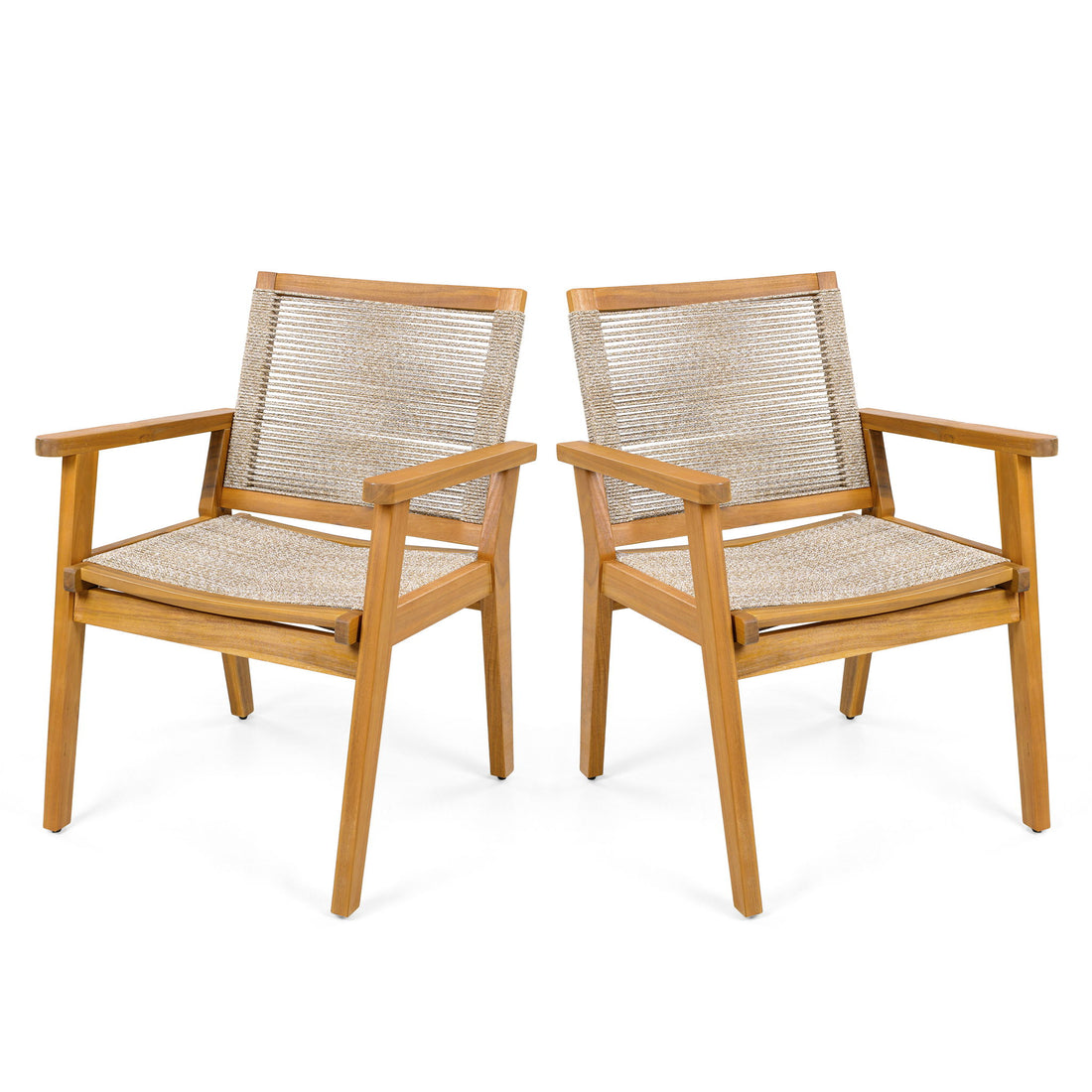 Outdoor Rope Dining Chair (Set of 2)