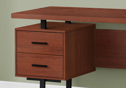 Computer Desk For Home Office, Laptop, Left, Right Set - Up, Storage Drawers, Contemporary &amp; Modern