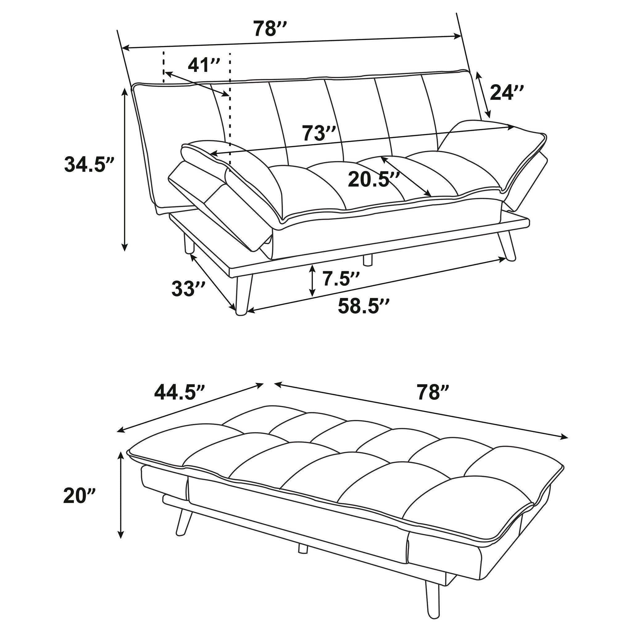 Fullerton - Convertible Sofa Bed