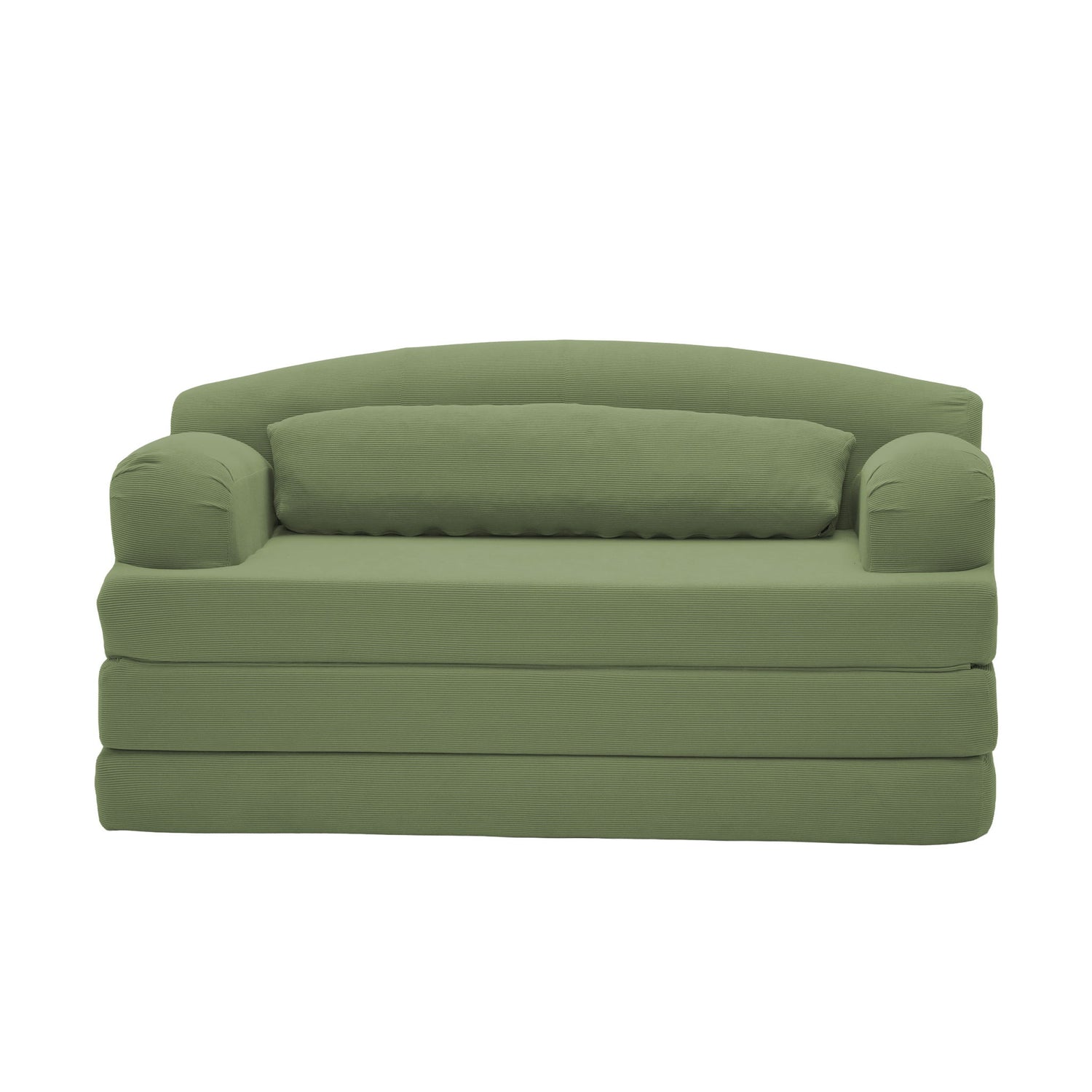 2 Seater Sofa Bed, Compact Foldable Floor Couch