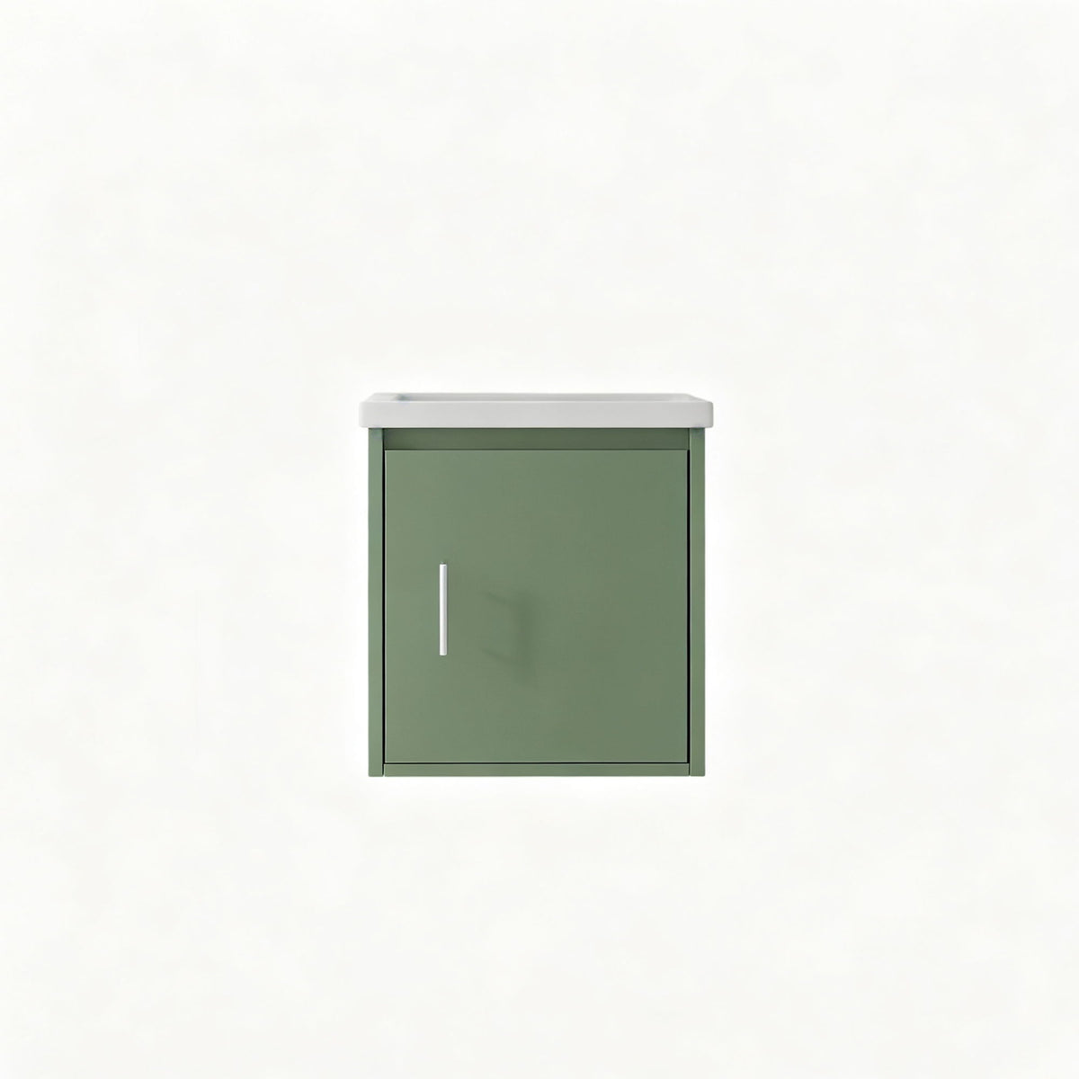 Floating Bathroom Vanity Combo, Wall Mounted Cabinet With Sink &amp; Soft Close Doors For Small Bathrooms