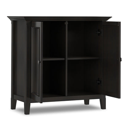 Amherst - 2 Door Storage Cabinet &amp; Adjustable Shelving - Brown