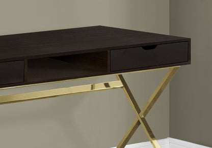 Computer Desk For Home Office, Laptop, Storage Drawers, Contemporary &amp; Modern - Espresso