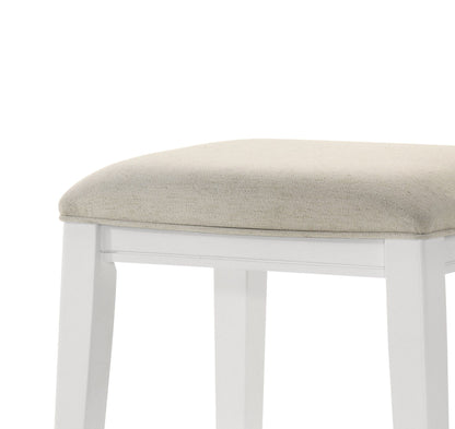 Sasha - 17&quot; Counter Height Stool With Upholstered Seat