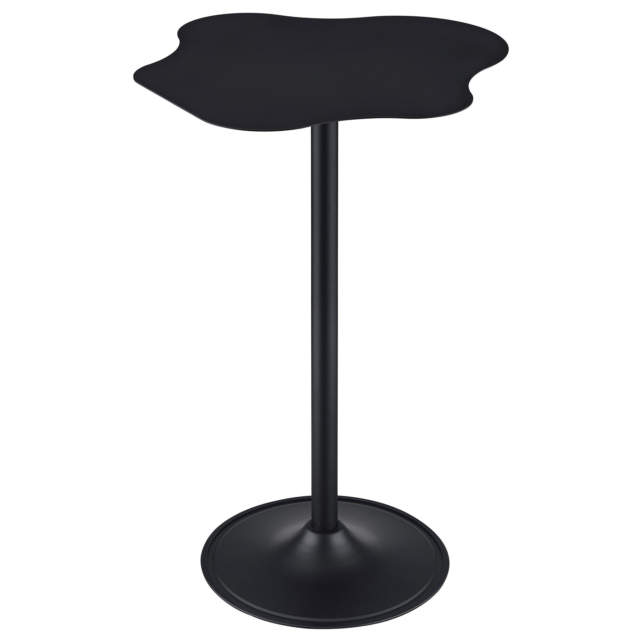 Fresno - Curved Cloud Shaped Bistro Bar Table Bar Table - Black