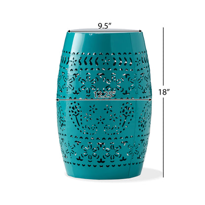 12&quot; Outdoor Lace Cut Side Table