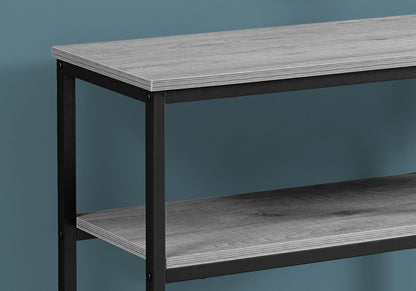 Accent Console Table For Entryway, Contemporary &amp; Convenient Design - Gray