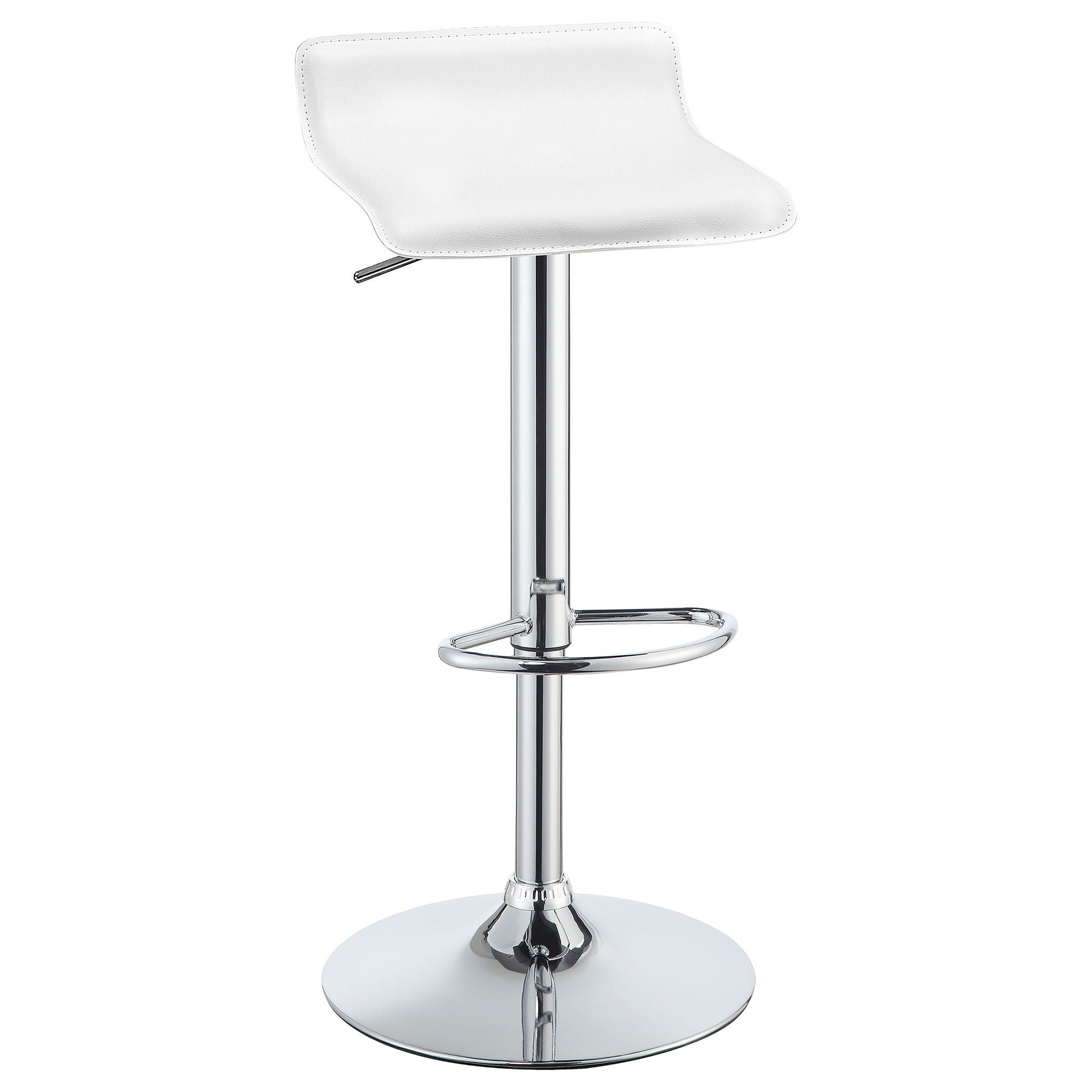 Bidwell - Adjustable Bar Stool (Set of 2) - White