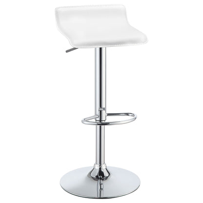 Bidwell - Adjustable Bar Stool (Set of 2) - White