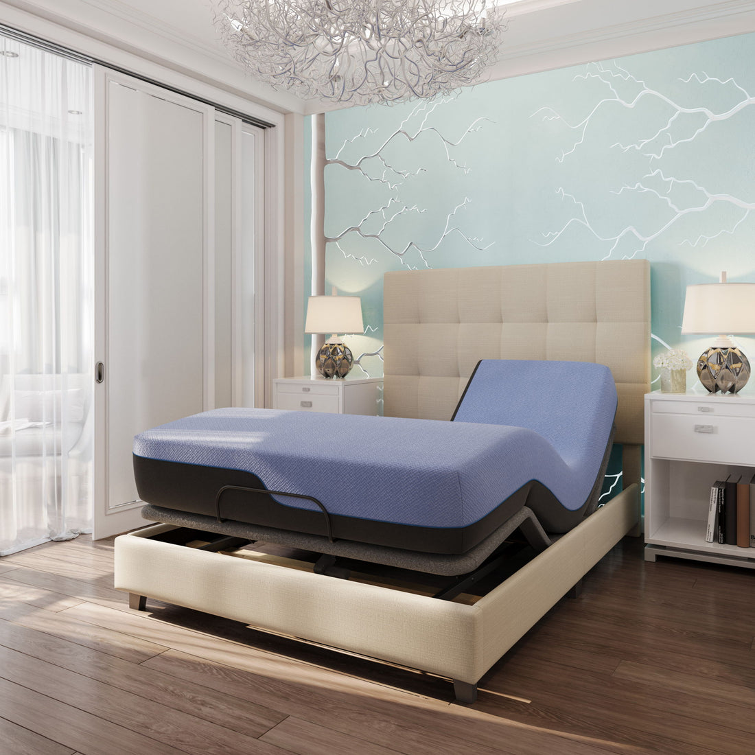 Refresh - 12&quot; Flex Head Hybrid Cooling Gelcare Memory Foam And Coil Mattress