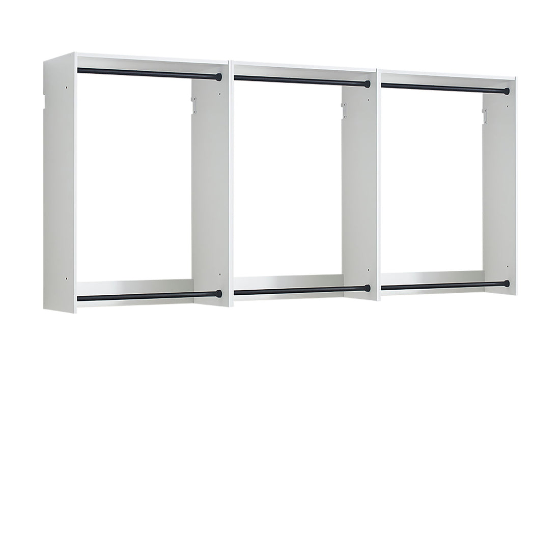 Devi - Wall Mounted Wood Closet System, Modular Units