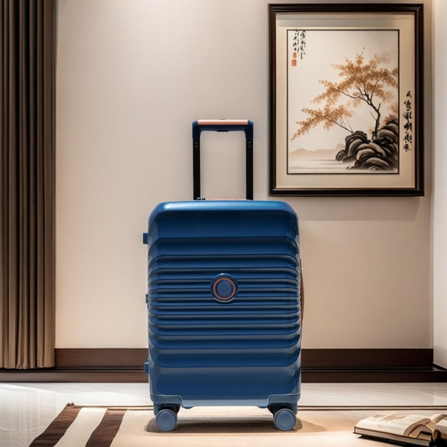 20&quot; Carry On Luggage Lightweight Suitcase Tsa Lock, USB Port, Spinner Wheels