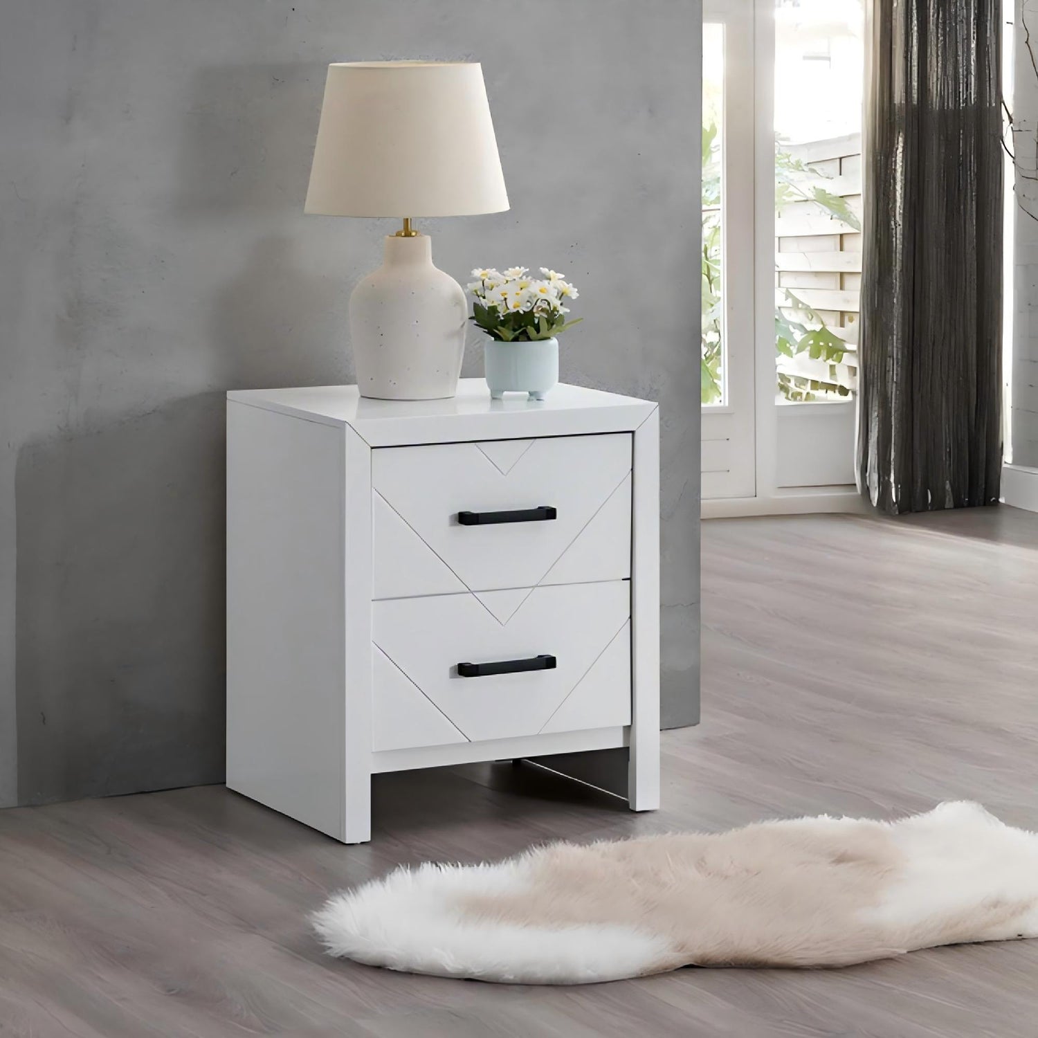 Morris - 2 Drawers Nightstand