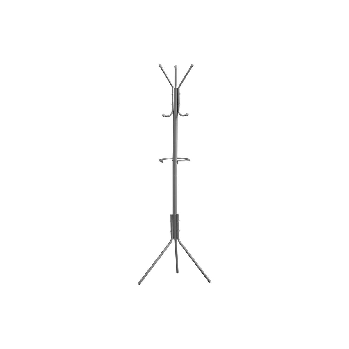 Coat Rack, Hall Tree, Free Standing, Hanging Bar, 6 Hooks, Entryway, Contemporary &amp; Modern