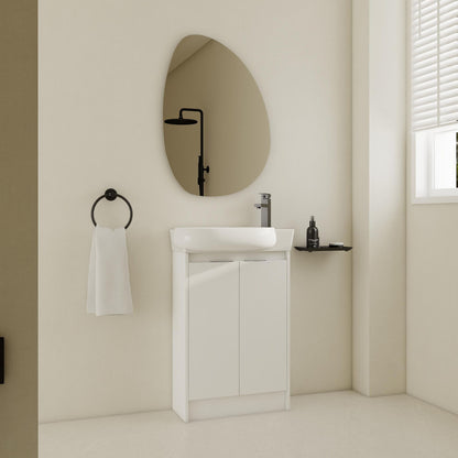 Freestanding Bathroom Vanity &amp; Sink, Soft Close Doors