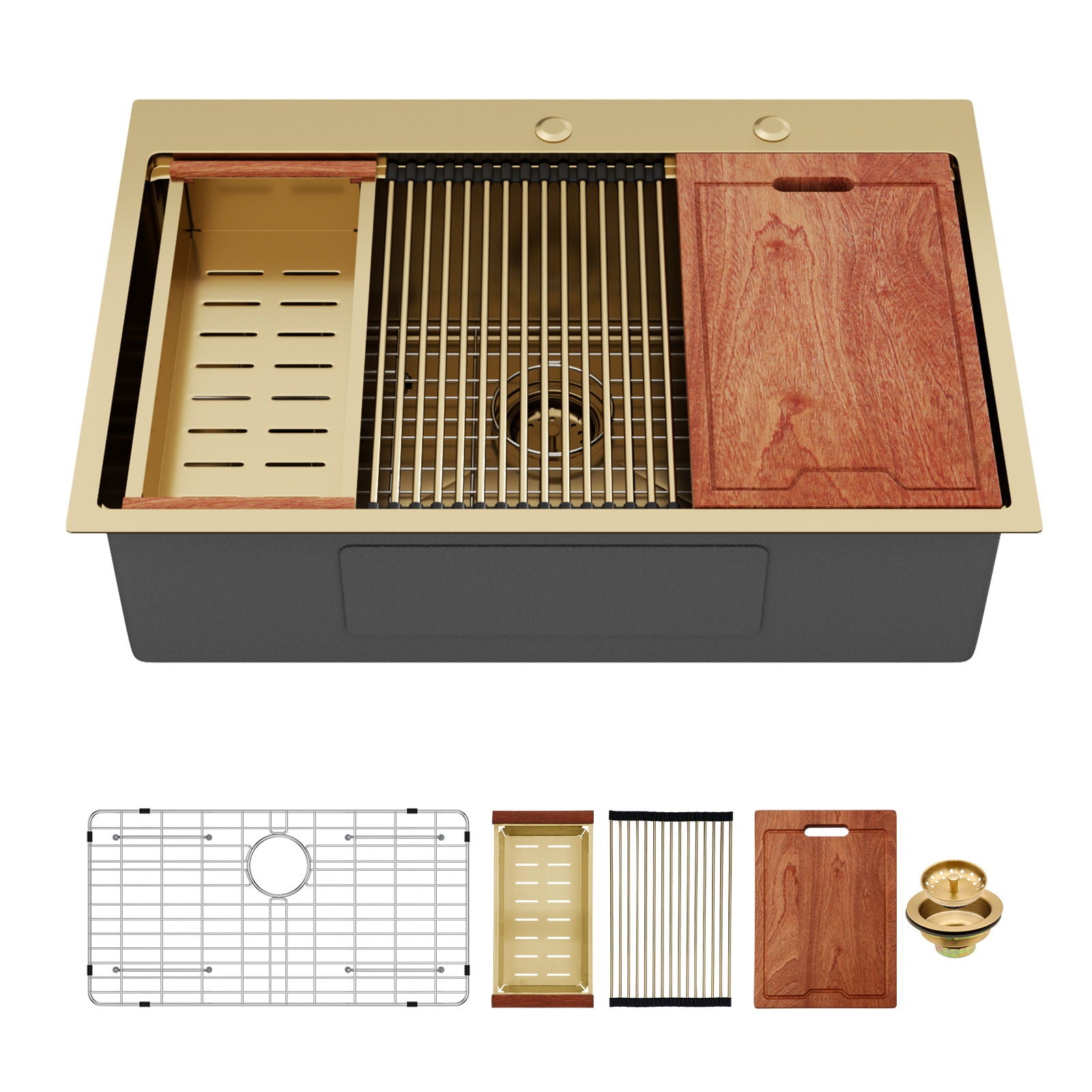 Drop In Kitchen Sink Stainless Steel 16 Gauge