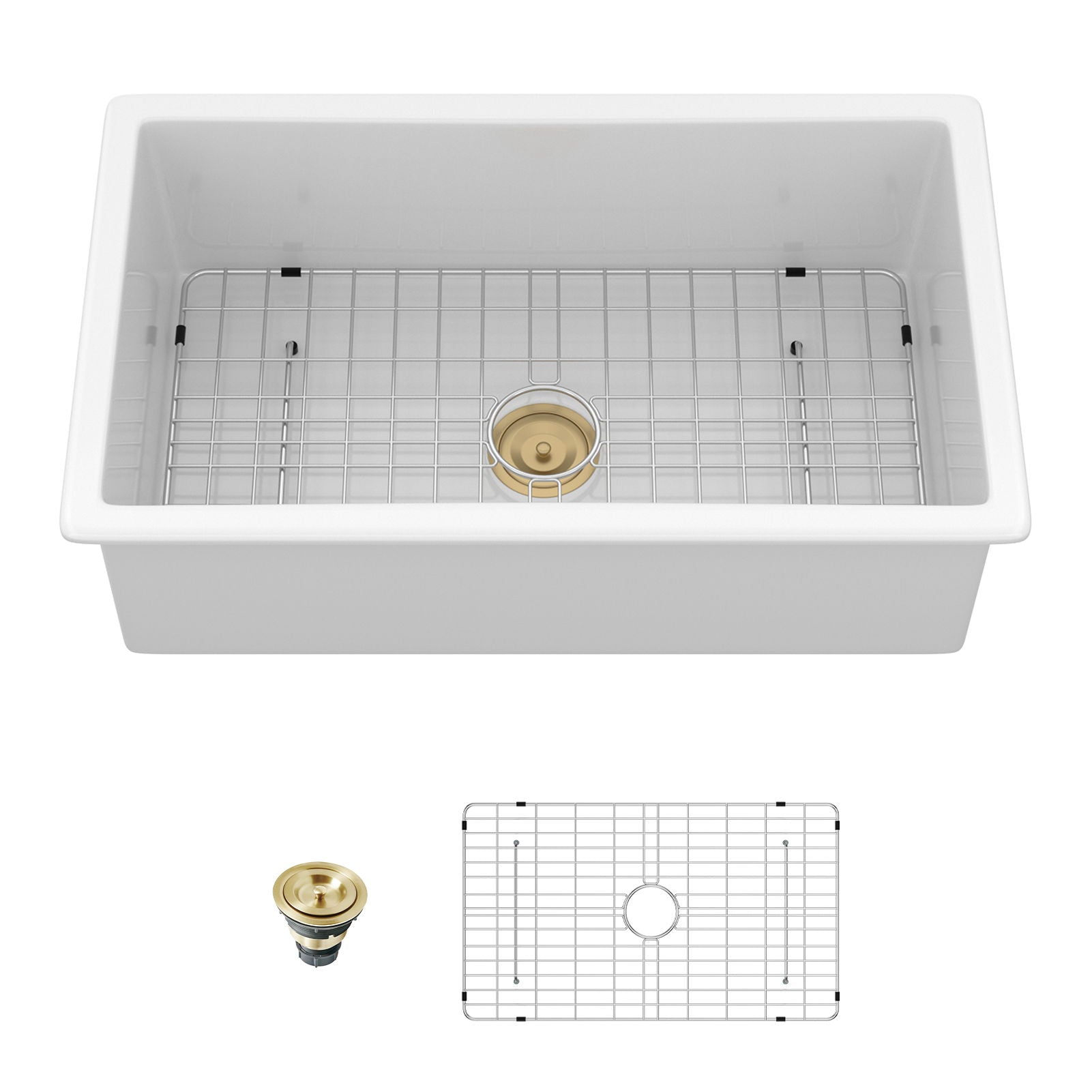 Rectangular Deep Single Bowl Kitchen Sink