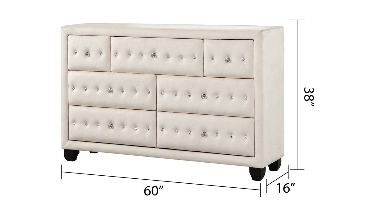Sophia - 7 Drawer Dresser