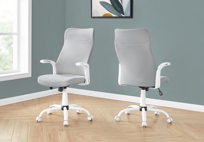 Office Chair, Adjustable Height, Swivel, Armrests, Contemporary &amp; Modern