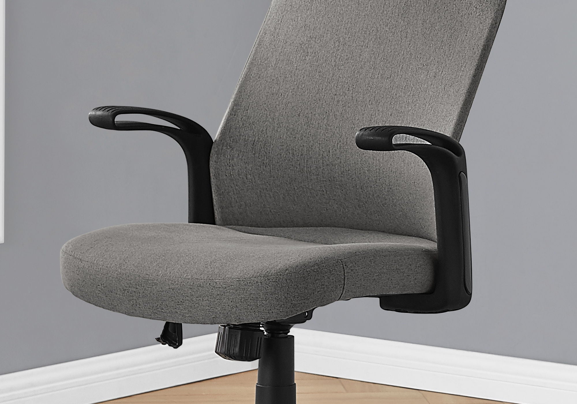 Office Chair, Adjustable Height, Swivel, Armrests, Contemporary &amp; Modern