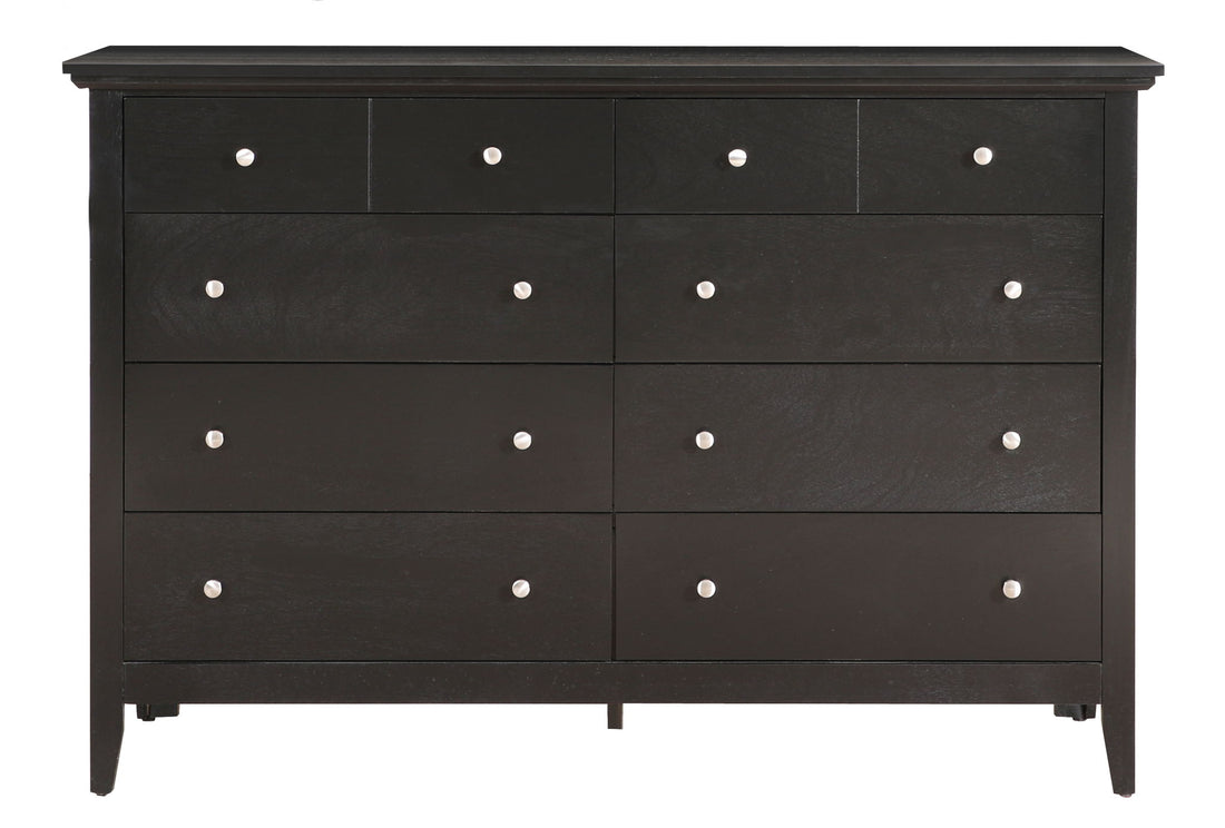Elegant Casual Dresser - Black