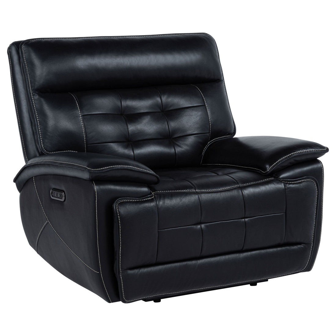 Hayden - Power Recliner With Dual Control, USB Charging Ports - Black