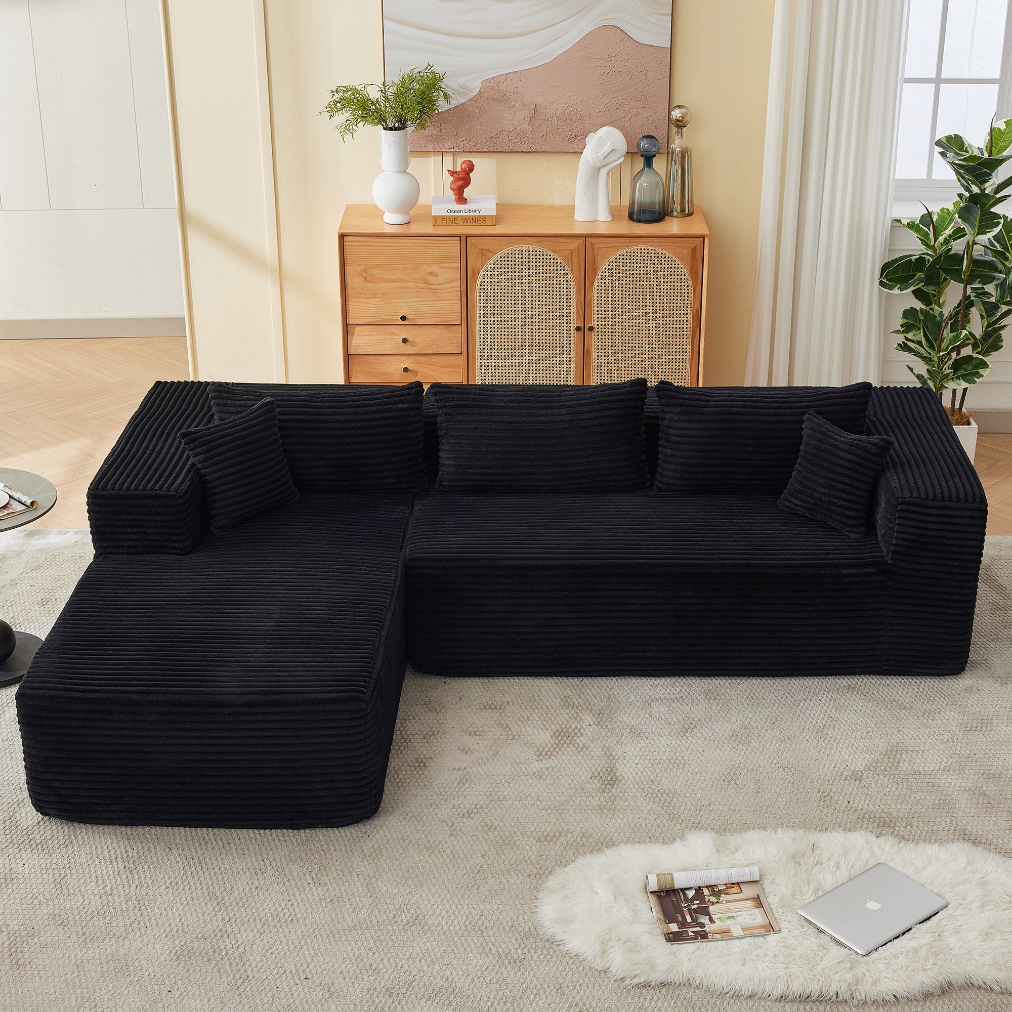 Modular Combination Sofa - Black