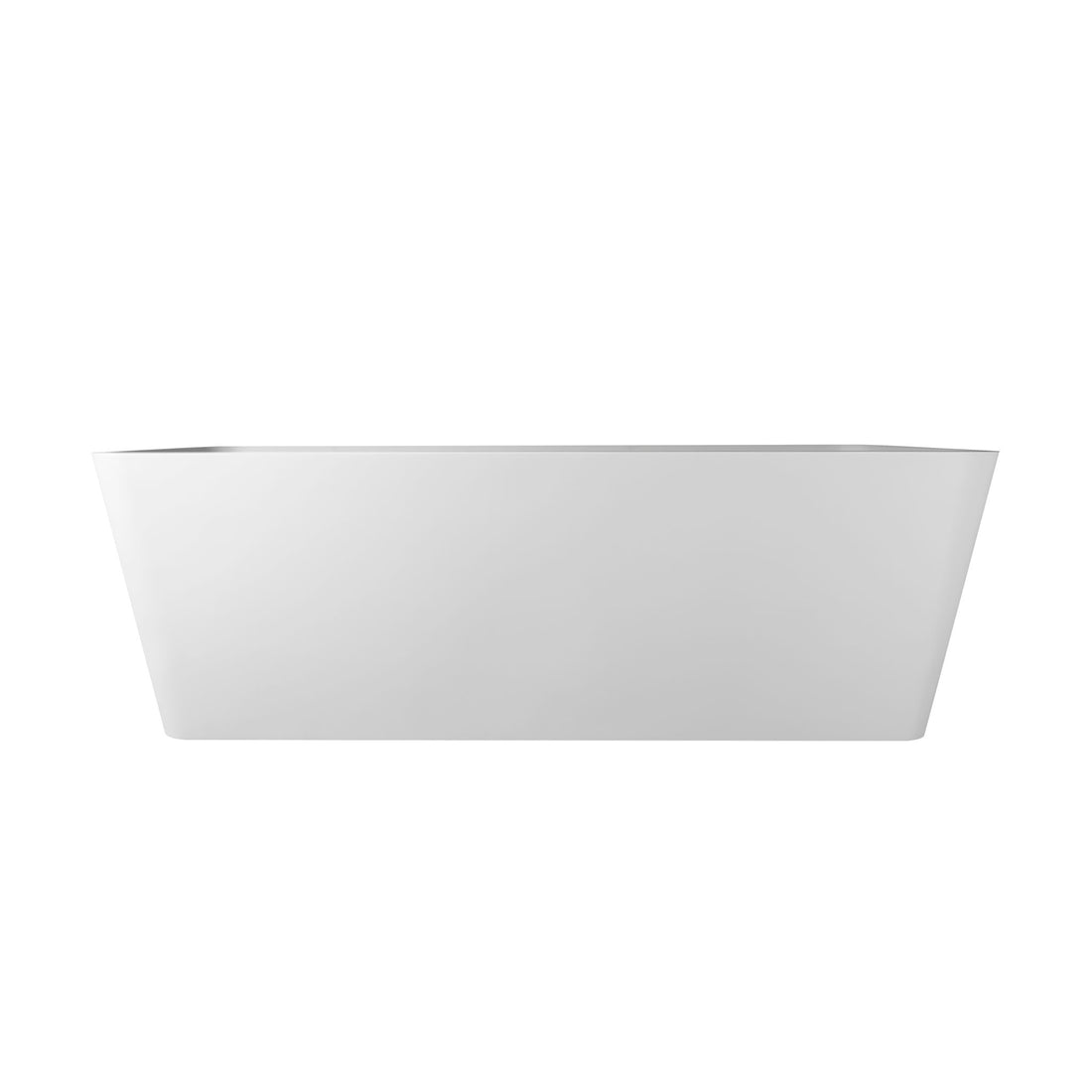Freestandingn And Solid Surface, Soaking Bathtub For Bathroom - Matte White
