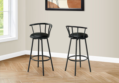 Swivel Stool Bar Height, Stylish Design Contemporary &amp; Modern (Set of 2)