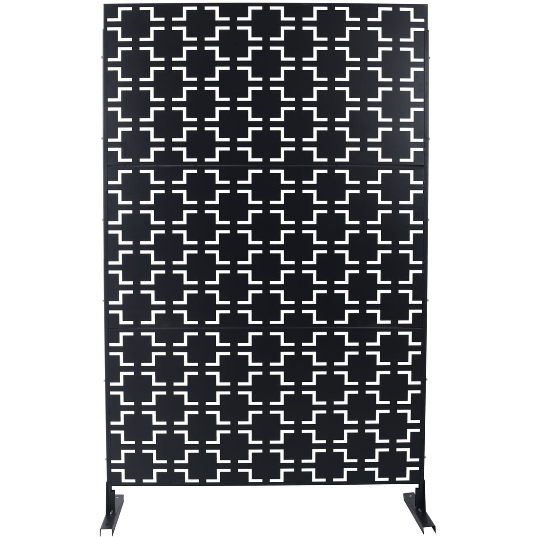 Outdoor &amp; Indoor Metal Privacy Freestanding Decorative Screen