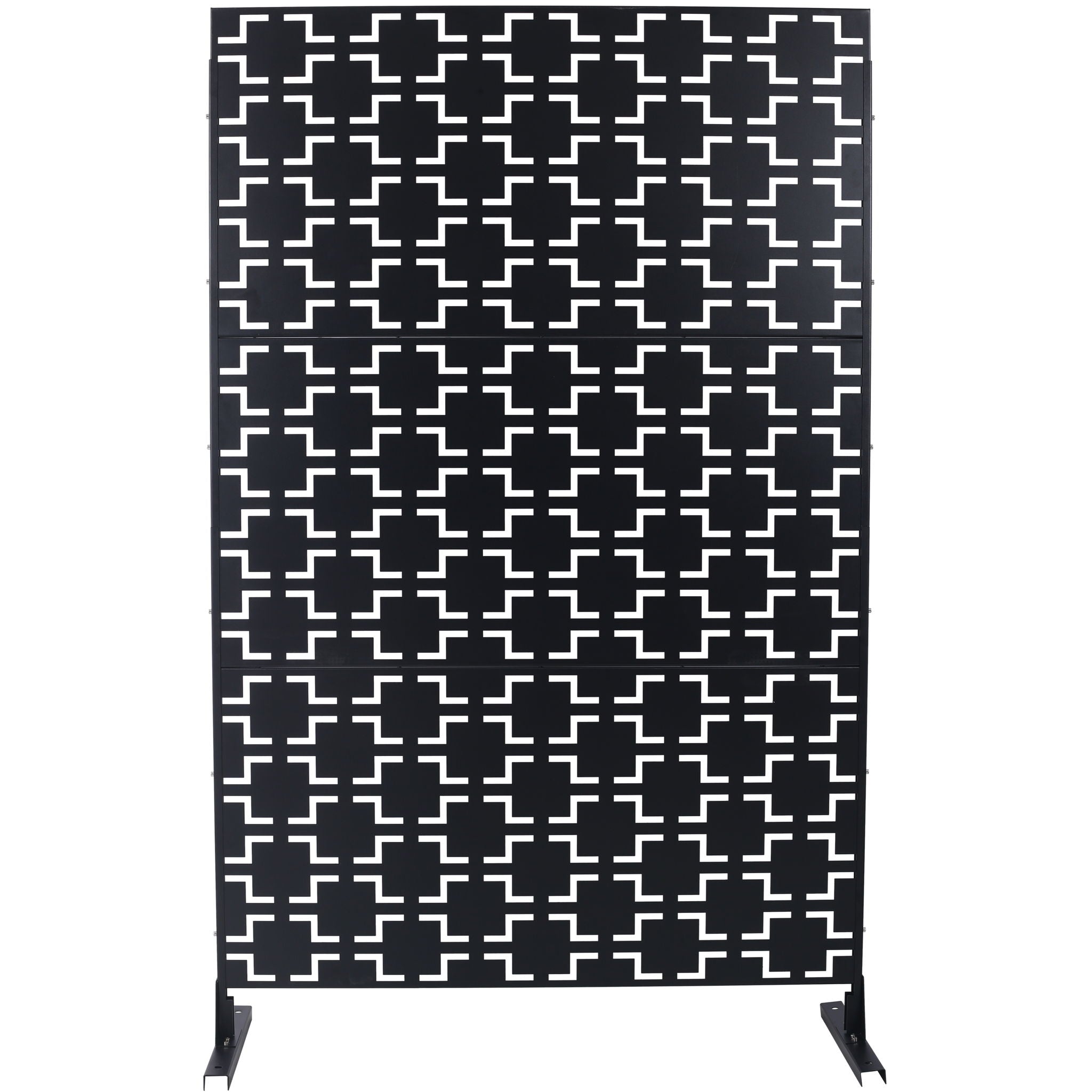 Outdoor &amp; Indoor Metal Privacy Freestanding Decorative Screen