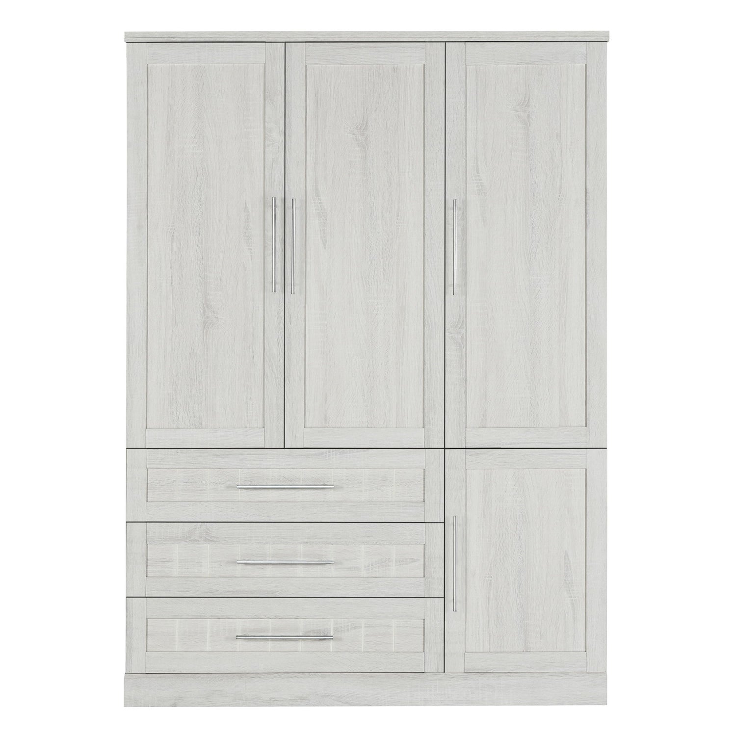 4 Door Wardrobe Armoire With 3 Drawers