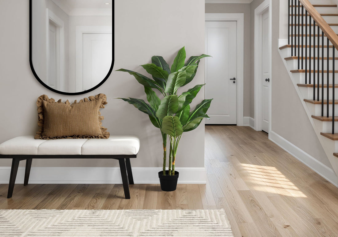 42&quot; Tall, Artificial Plant, Evergreen Tree, Indoor, Faux, Fake, Floor, Greenery, Potted, Decorative - Green / Black