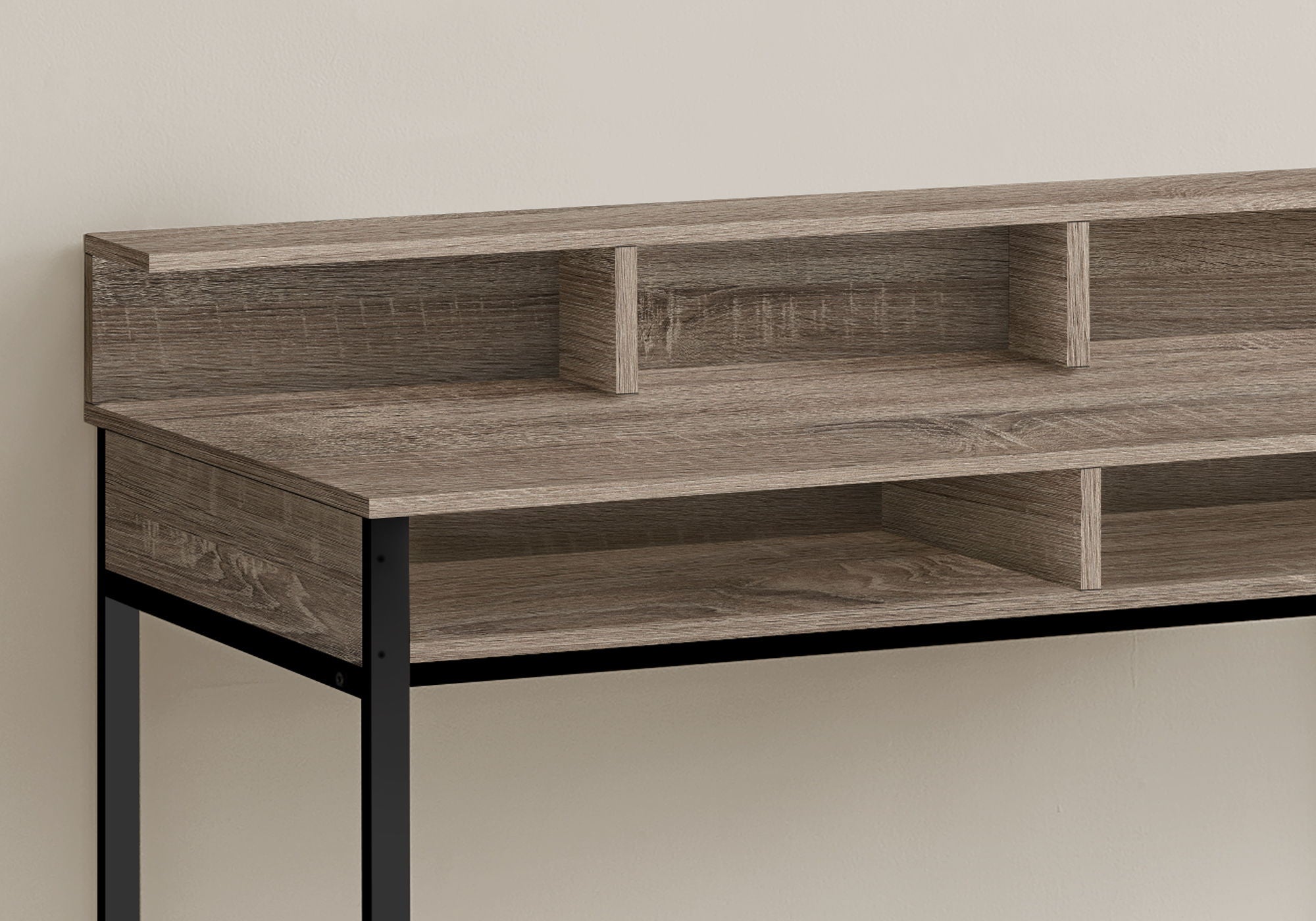 Computer Desk For Home Office, Standing, Storage Shelves, Laptop, Contemporary &amp; Modern