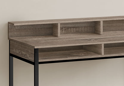 Computer Desk For Home Office, Standing, Storage Shelves, Laptop, Contemporary &amp; Modern