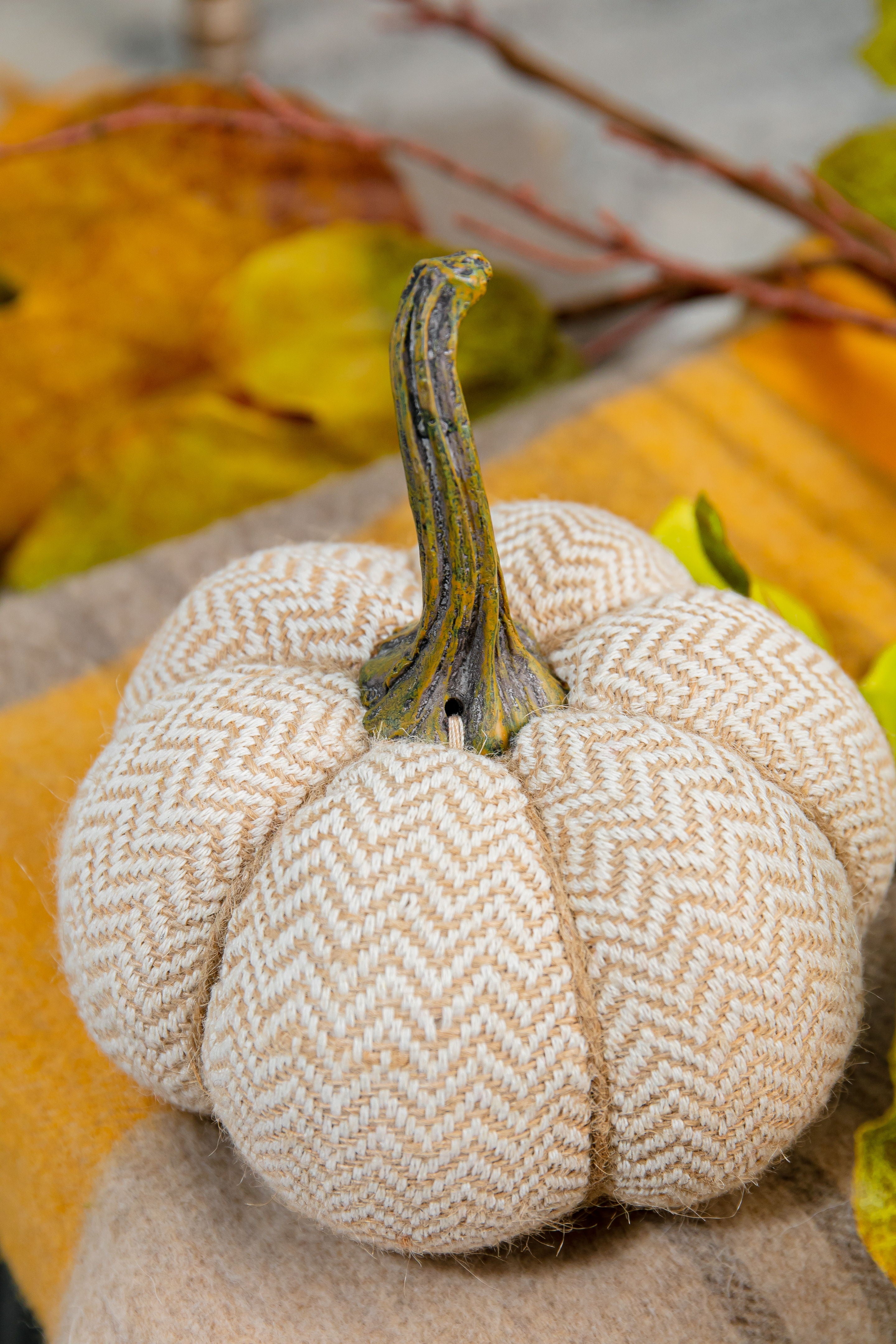 Weighted Pumpkin Ornament Decor For Holiday Harvest Festival Fall Festival &amp; Thanksgiving
