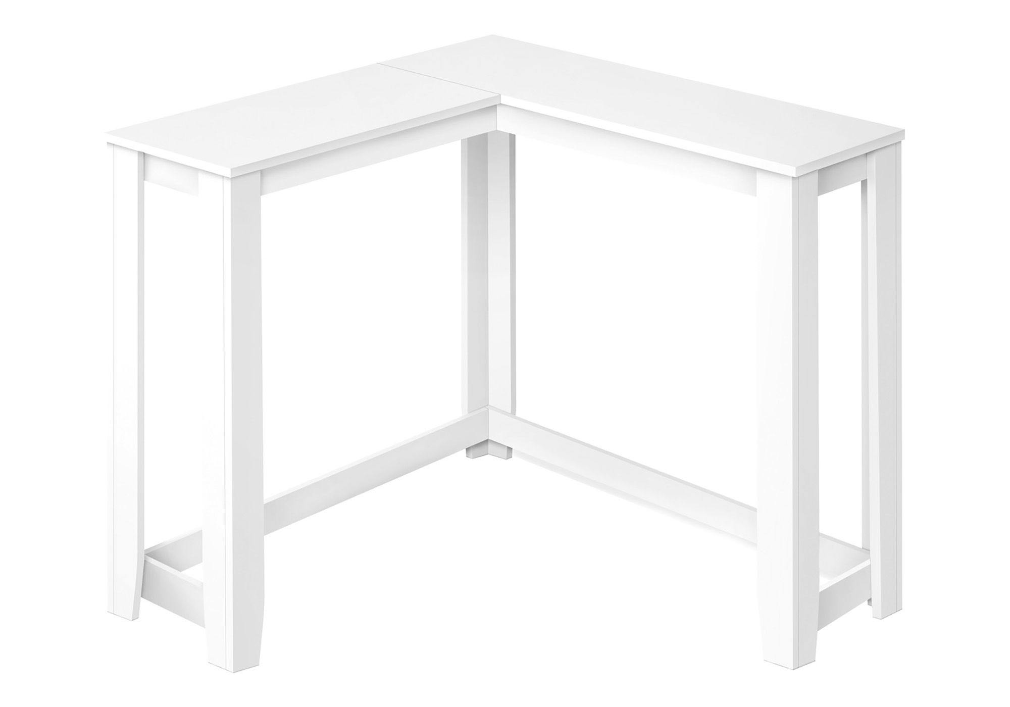 Corner Accent Console Table For Entryway, Unique Design Contemporary &amp; Modern