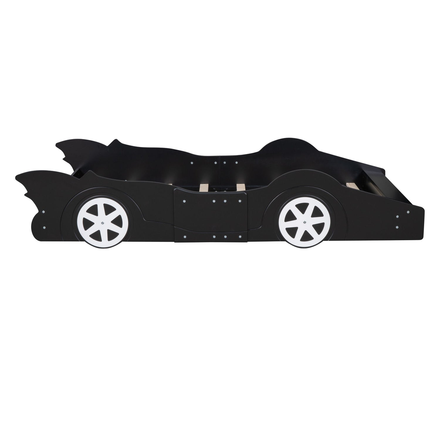 Race Car Shaped Platform Bed &amp; Wheels