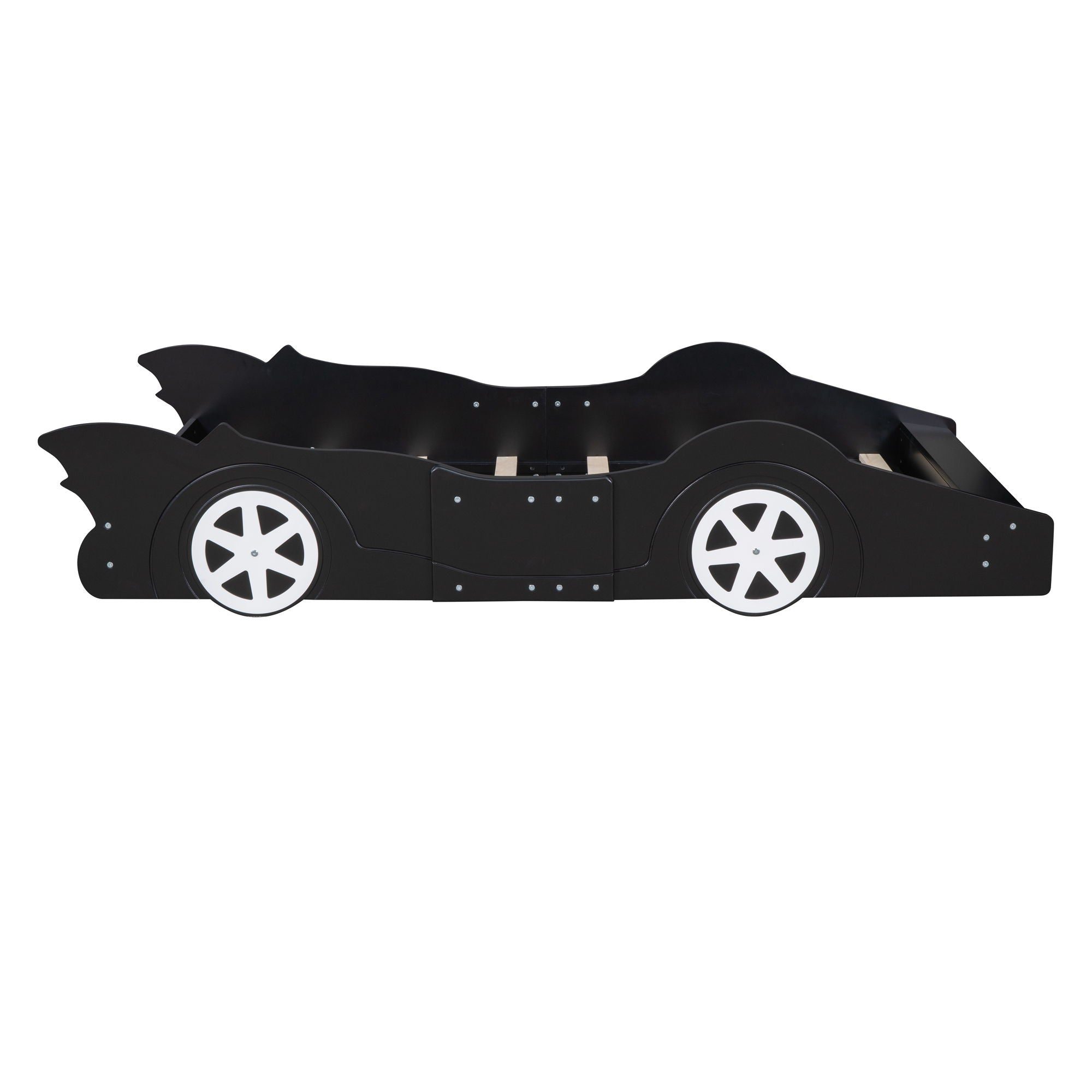 Race Car Shaped Platform Bed &amp; Wheels