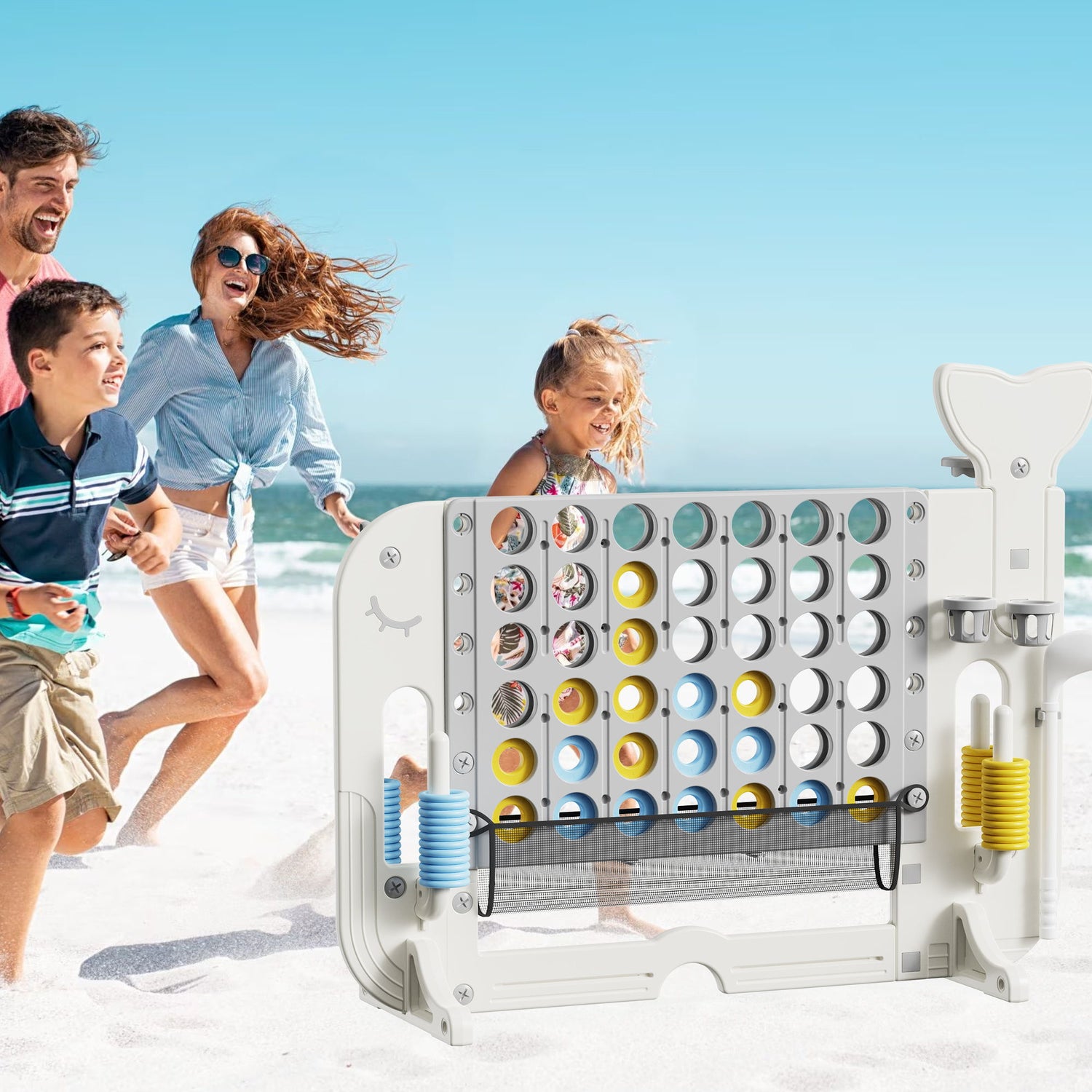4 To Score Giant Game Set With Mesh Bag &amp; Jumbo Connect 4