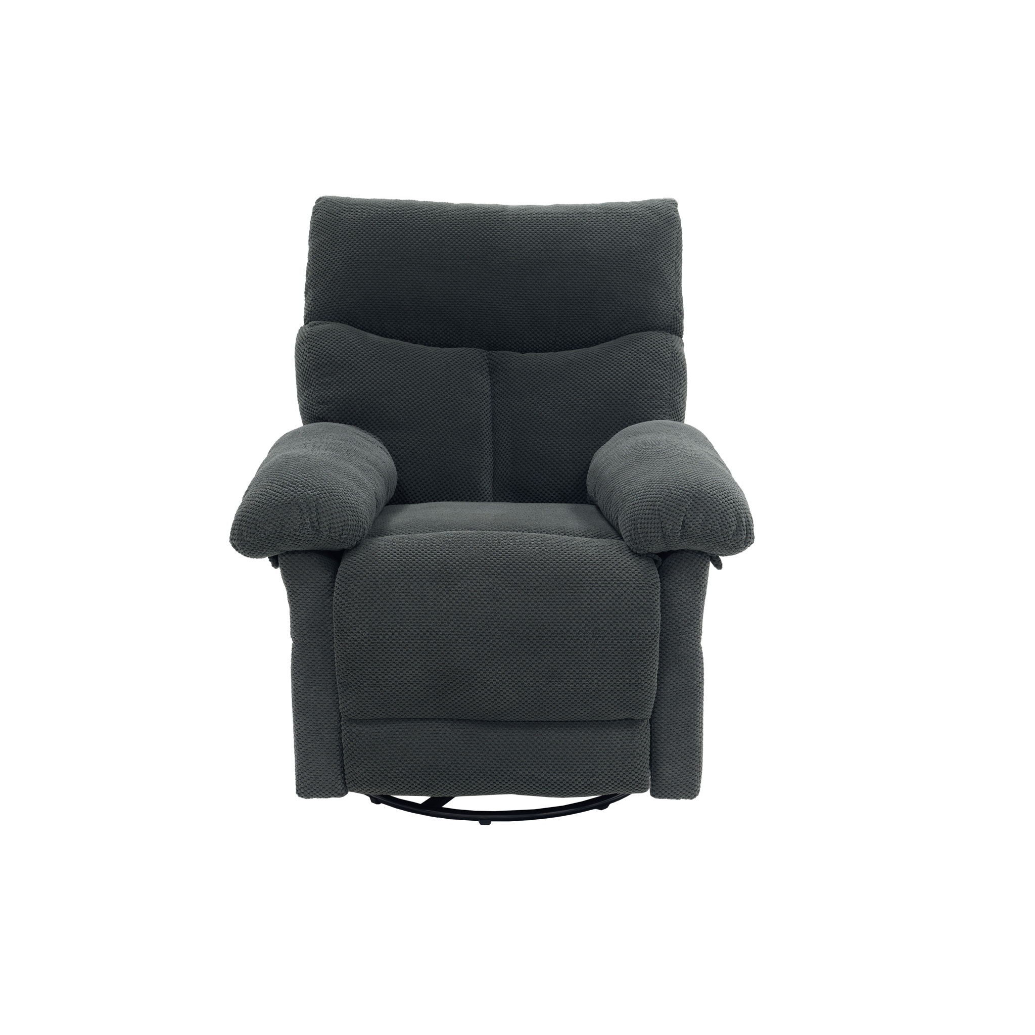 Swivel Rocker Recliner Chair With Manual Recline For Living Room