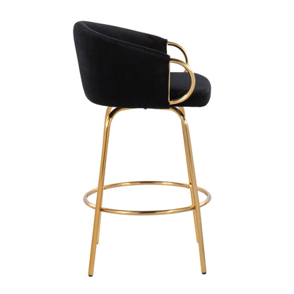 Claire - Contemporary &amp; Glam Counter Stool (Set of 2)