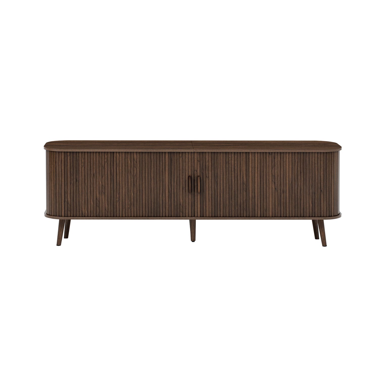 70" TV Stand, Media Center With Ample Storage - Dark Brown