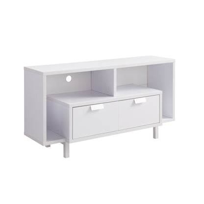 Modern TV Stand &amp; Two Shelves And Two Drawers
