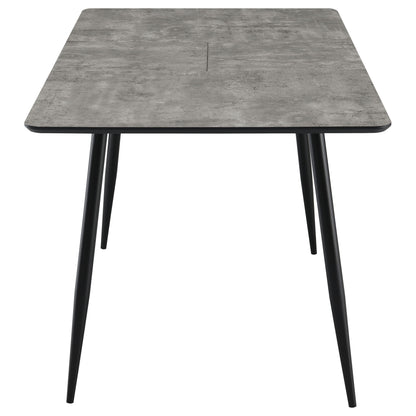 Grant - Extension Dining Table With Butterfly Leaf - Gray