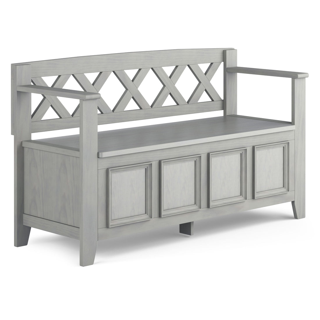 Amherst - Entryway Storage Bench - Gray