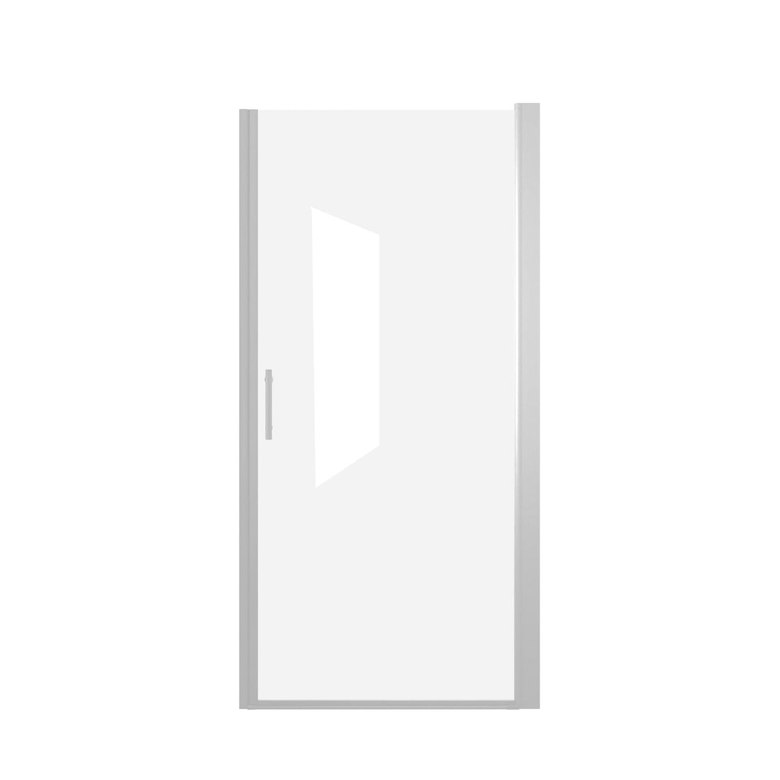 Shower Door &amp; Tempered Glass And Explosion Proof Safety Film - Brushed Nickel