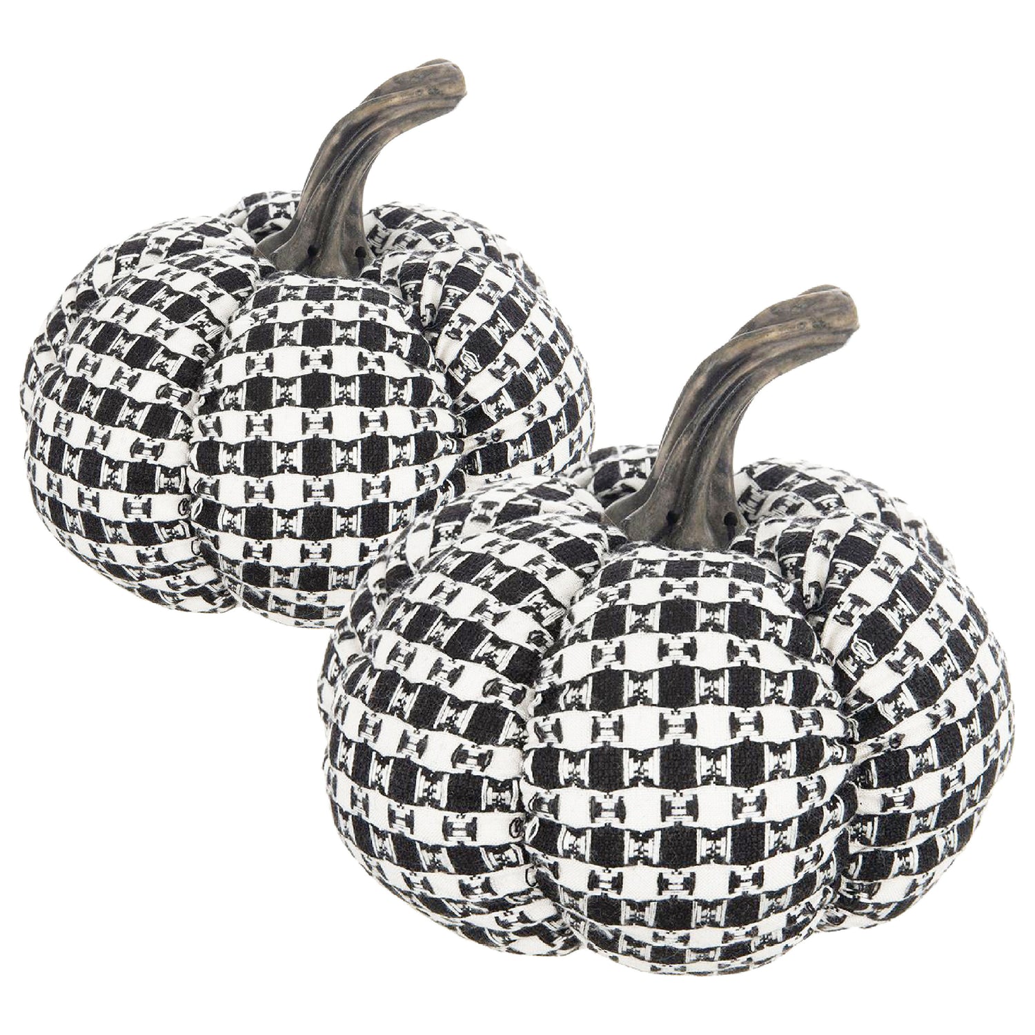 Plaid Pumpkin Decor, For Holiday Halloween Decoration